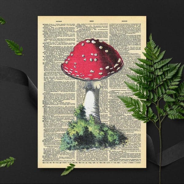 Plakat z motywem gazety