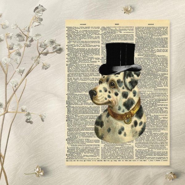 Plakat z motywem psa