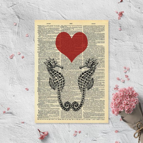 Plakat z serduszkiem