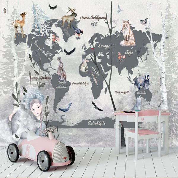 Foto-tapeta z wilkiem