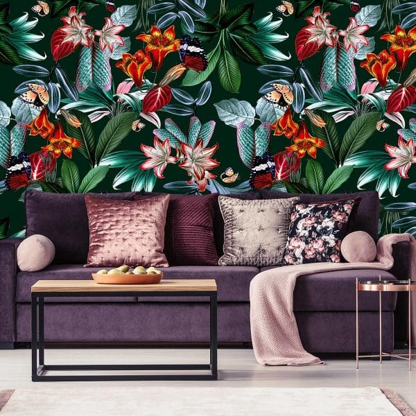 Tapeta z motywem motylków