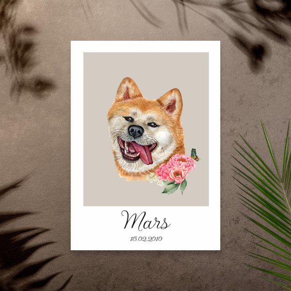plakat metryczka psa