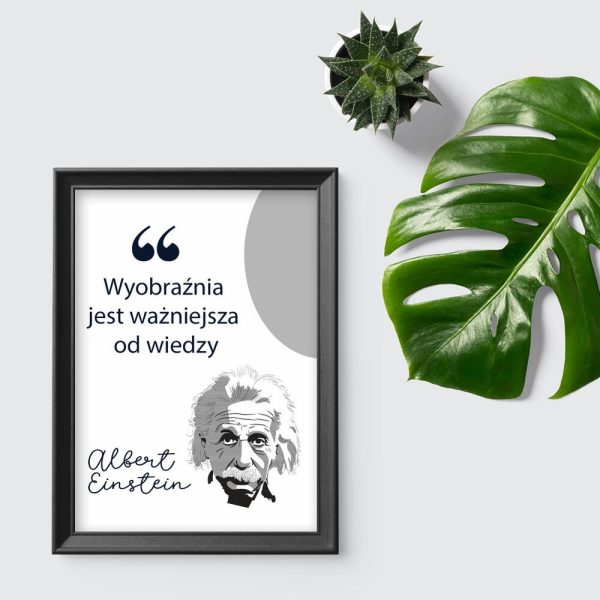 Plakat z cytatem