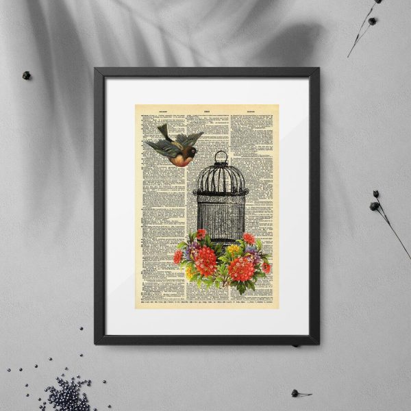 Plakat z kartką z encyklopedii