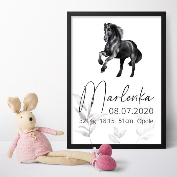 Plakat z konikiem