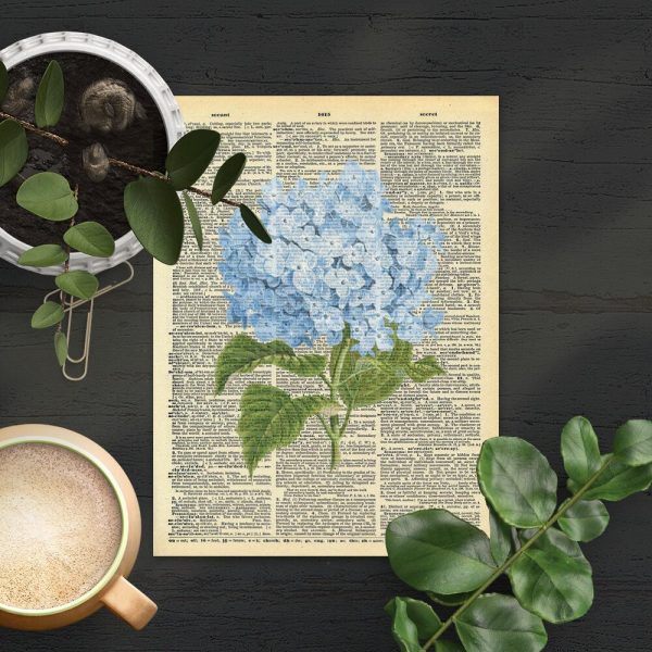 Plakat z motywem kwiatowym