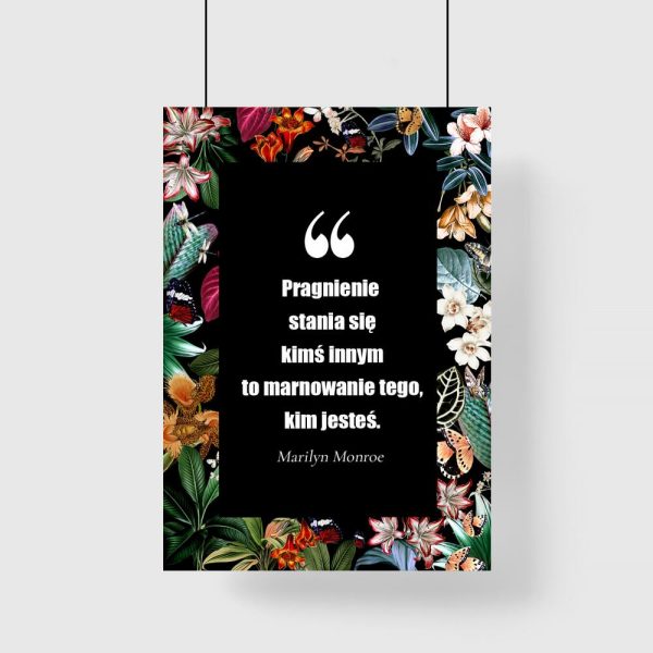 Plakat z sentencją