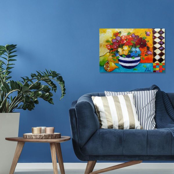 Obraz z wiązanka kwiatów