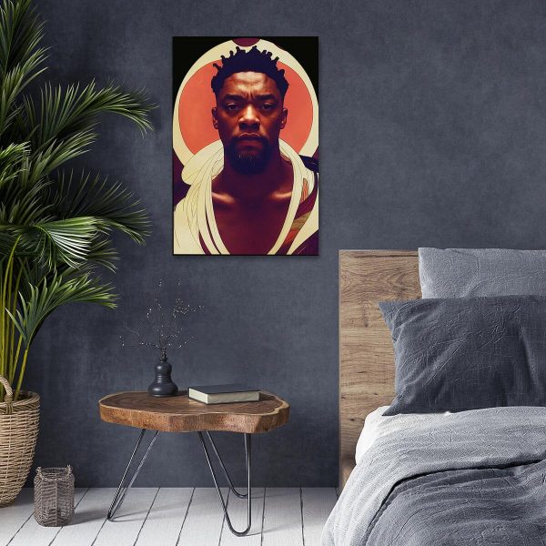 Obraz z czarnoskórym mężczyzną