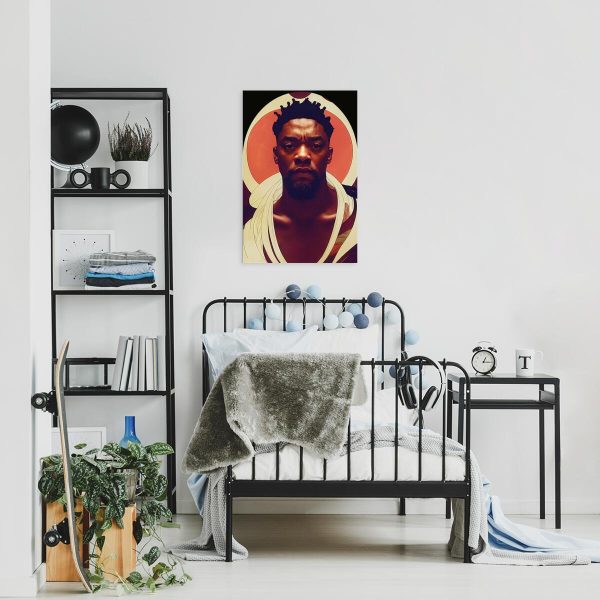 Obraz z młodym człowiekiem