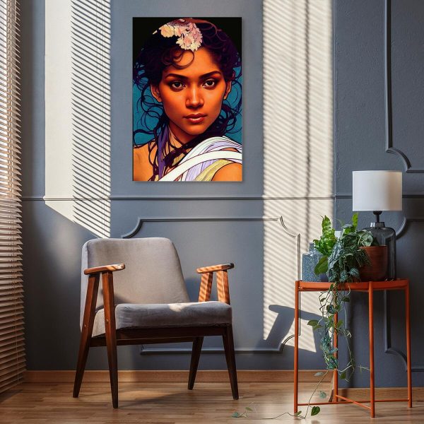 Portret brunetki
