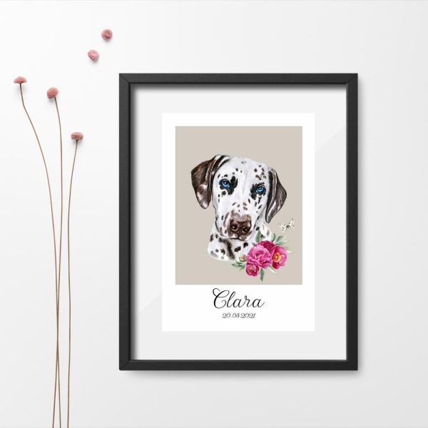 Plakat z motywem dalmatyńczyka