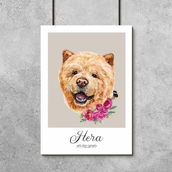 plakat z chow chow