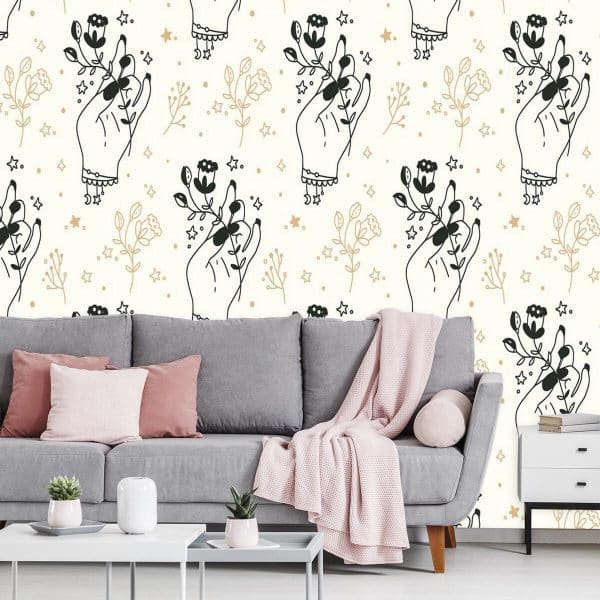 tapeta z magicznymi dłońmi