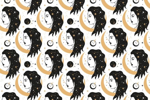 tapeta z motywem kobiety