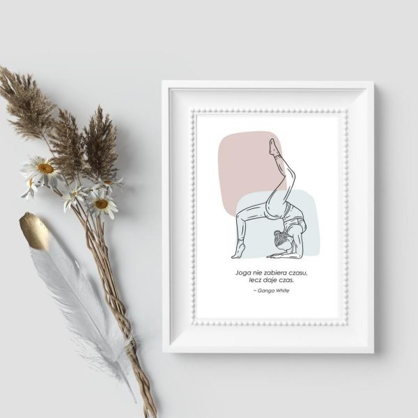 plakat z napisem o jodze