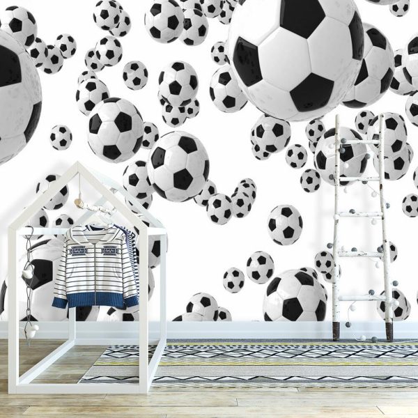 fototapeta dla dzieci z piłkami