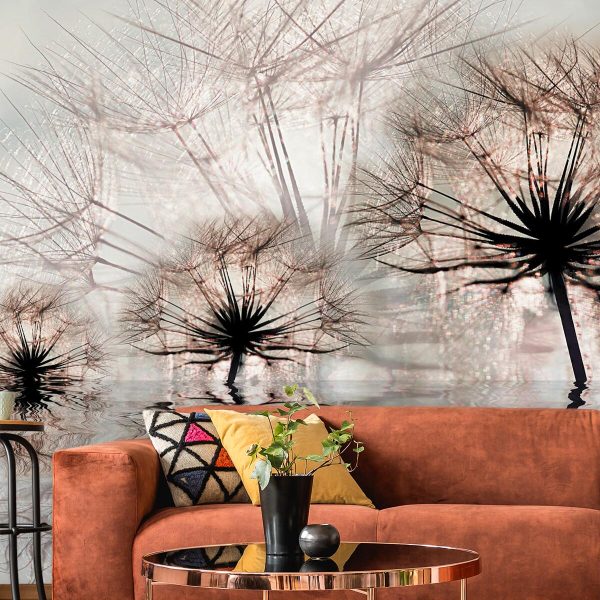 tapeta dmuchawce w wodzie