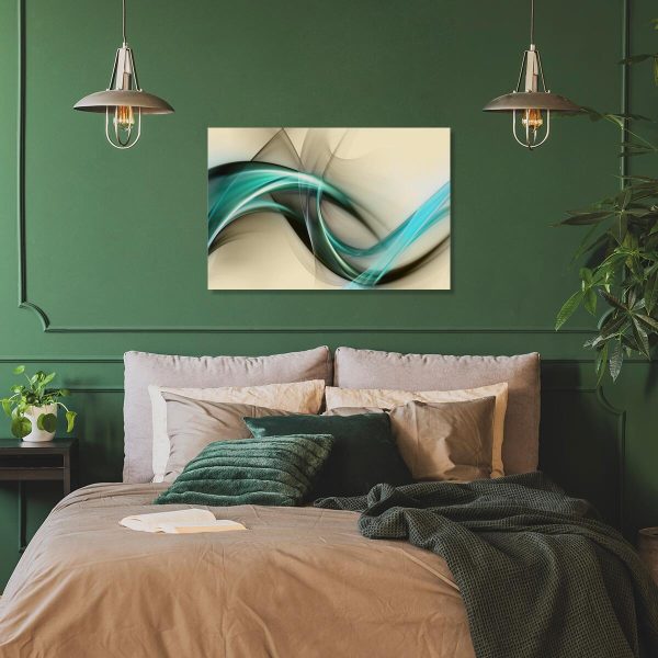 obraz z abstrakcyjną grafika