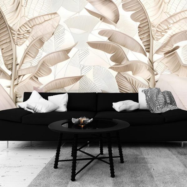 fototapet z listeczkami