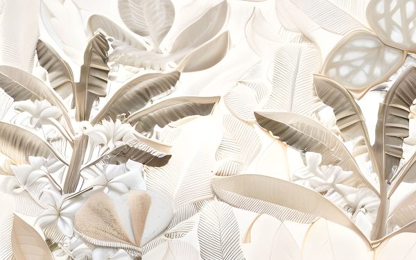 Tapeta fantazyjne liście