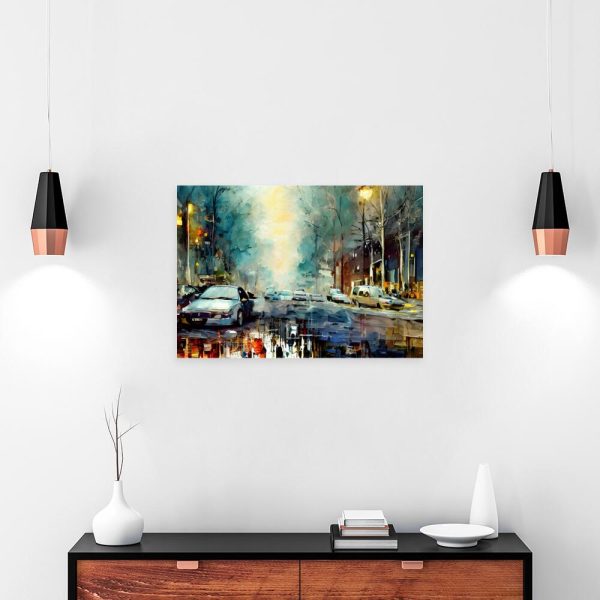 Obraz samochody na ulicy