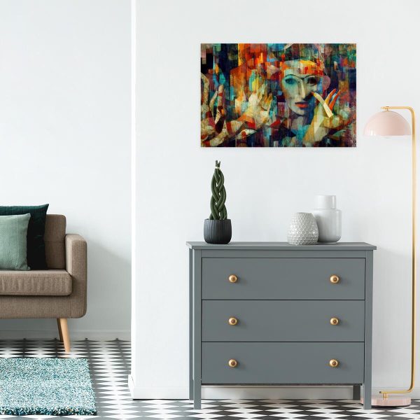 Obraz z człowiekiem