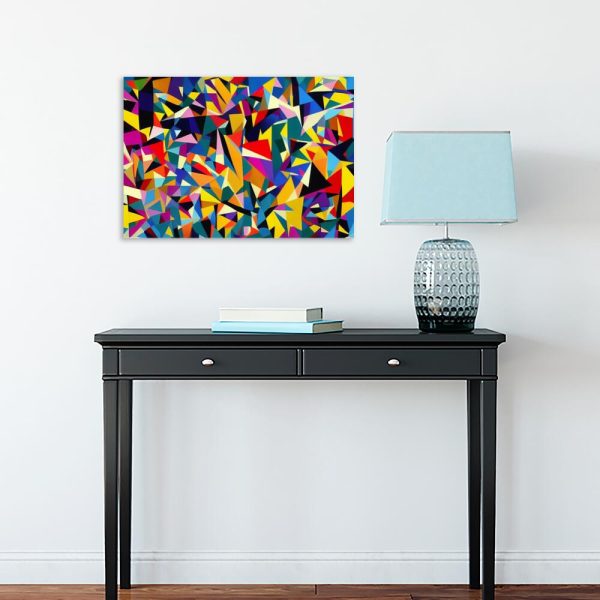 Obraz z energetyczną abstrakcją