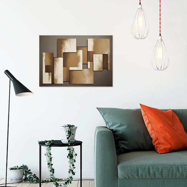 Obraz z formami geometrycznymi