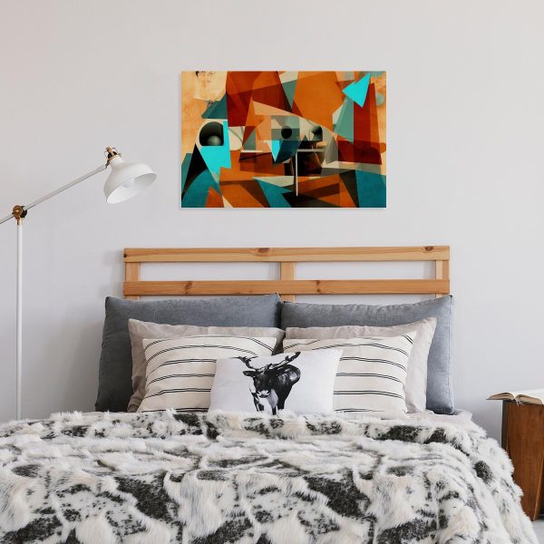 Obraz z kolorowymi formami