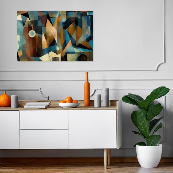 Obraz z motywem abstrakcyjnych form
