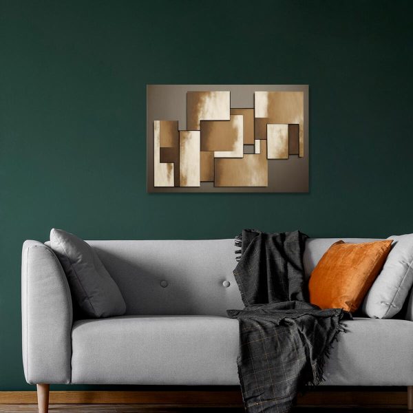 Obraz z motywem geometrycznych figur