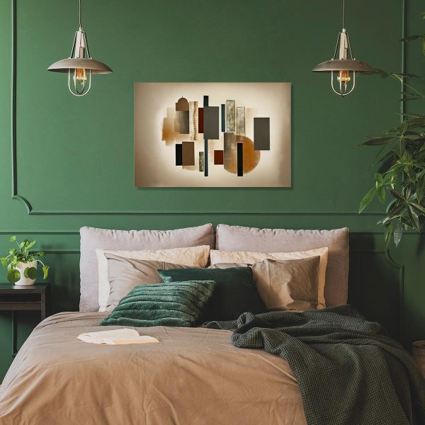 Obrazy z motywem abstrakcyjnych kształtów