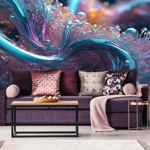 Foto-tapeta z abstrakcyjnymi tworami