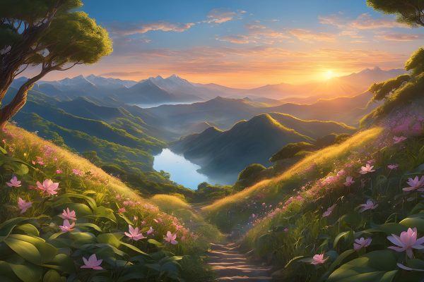 Fototapeta górski pejzaż