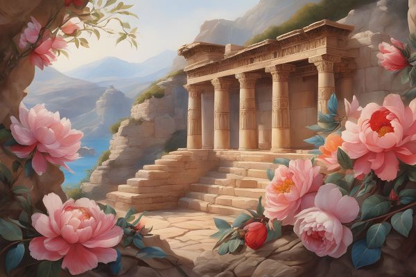 fototapeta z kolumnami