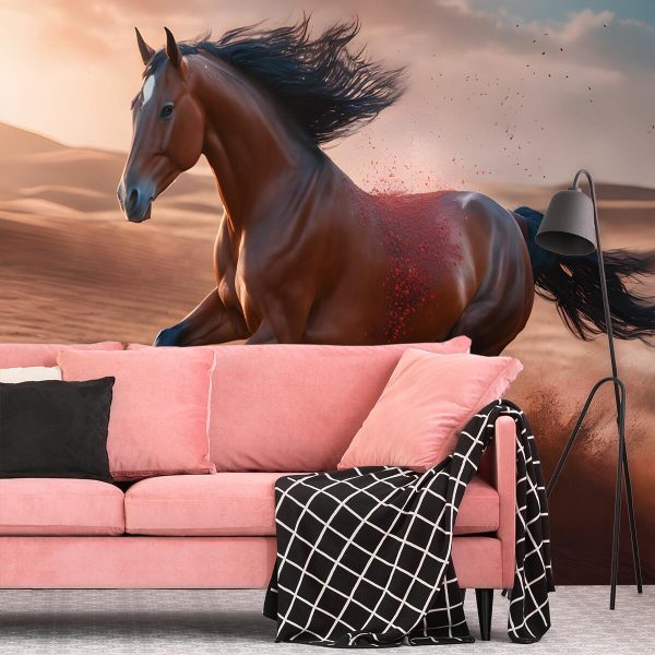 fototapeta z rumakiem