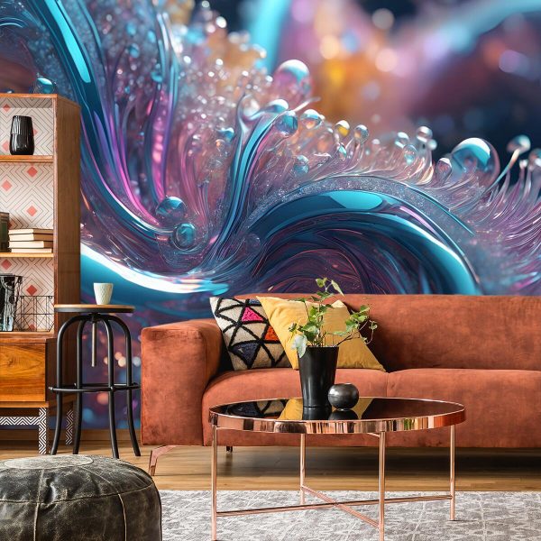 Tapeta z abstrakcyjną kompozycją