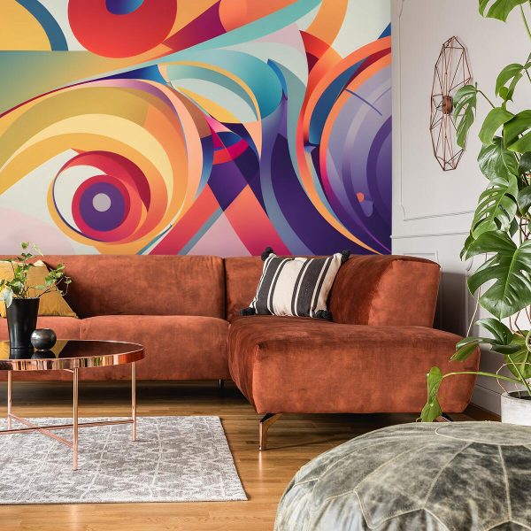 Tapeta z abstrakcyjnymi wzorami