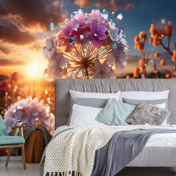 fototapeta z kwiatami