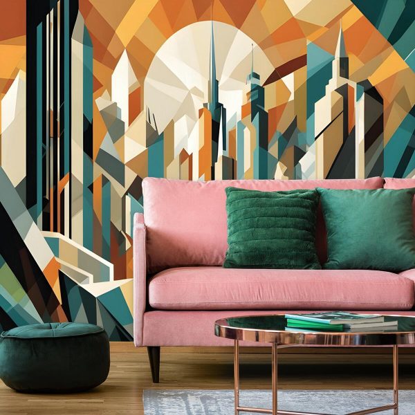 Tapeta z wieżowcami