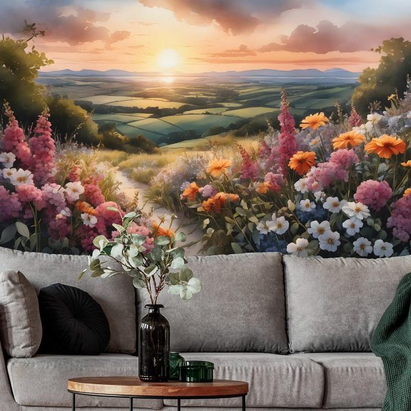 Tapeta z zachodem słońca