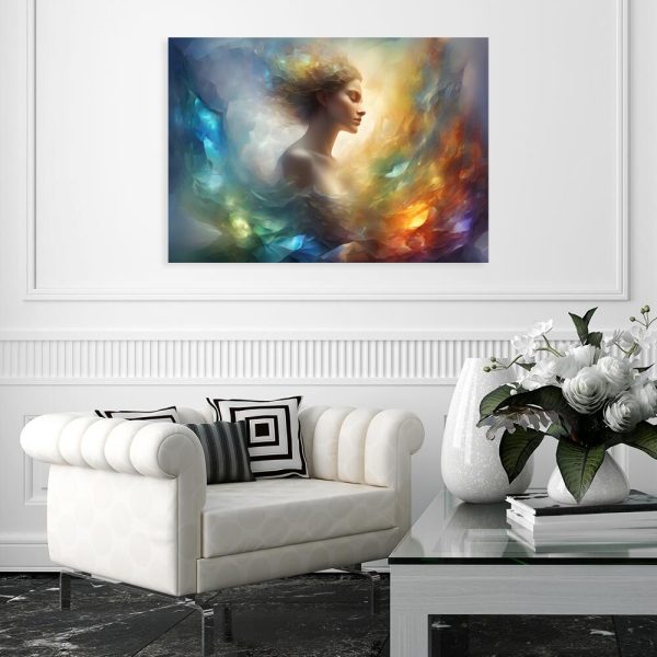 Obraz z motywem człowieka