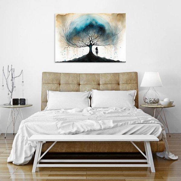 Obraz z postacią kobiety