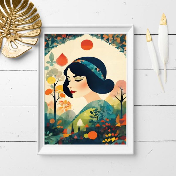 Plakat z człowiekiem