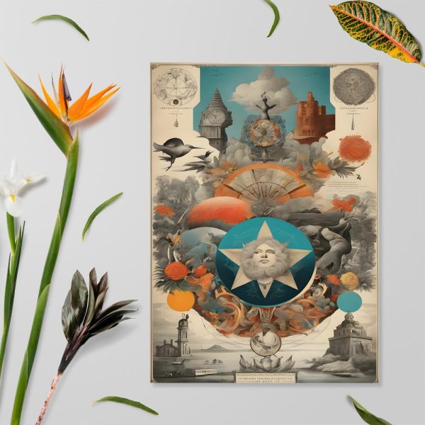 Plakat z elementami wierzeń