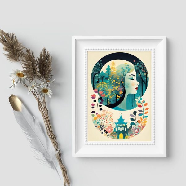 Plakat z motywem ludzi