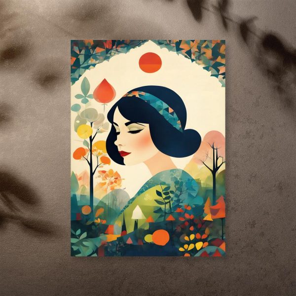 Plakat ze Śnieżką