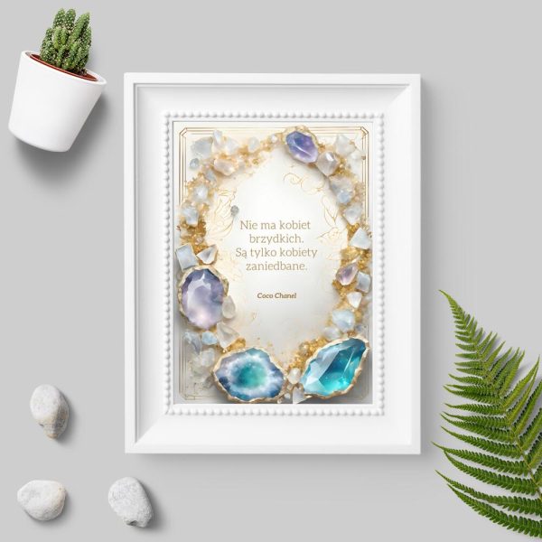 Plakat ze złota myślą