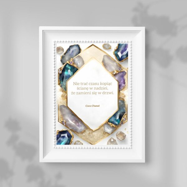 Plakaty z cytatem